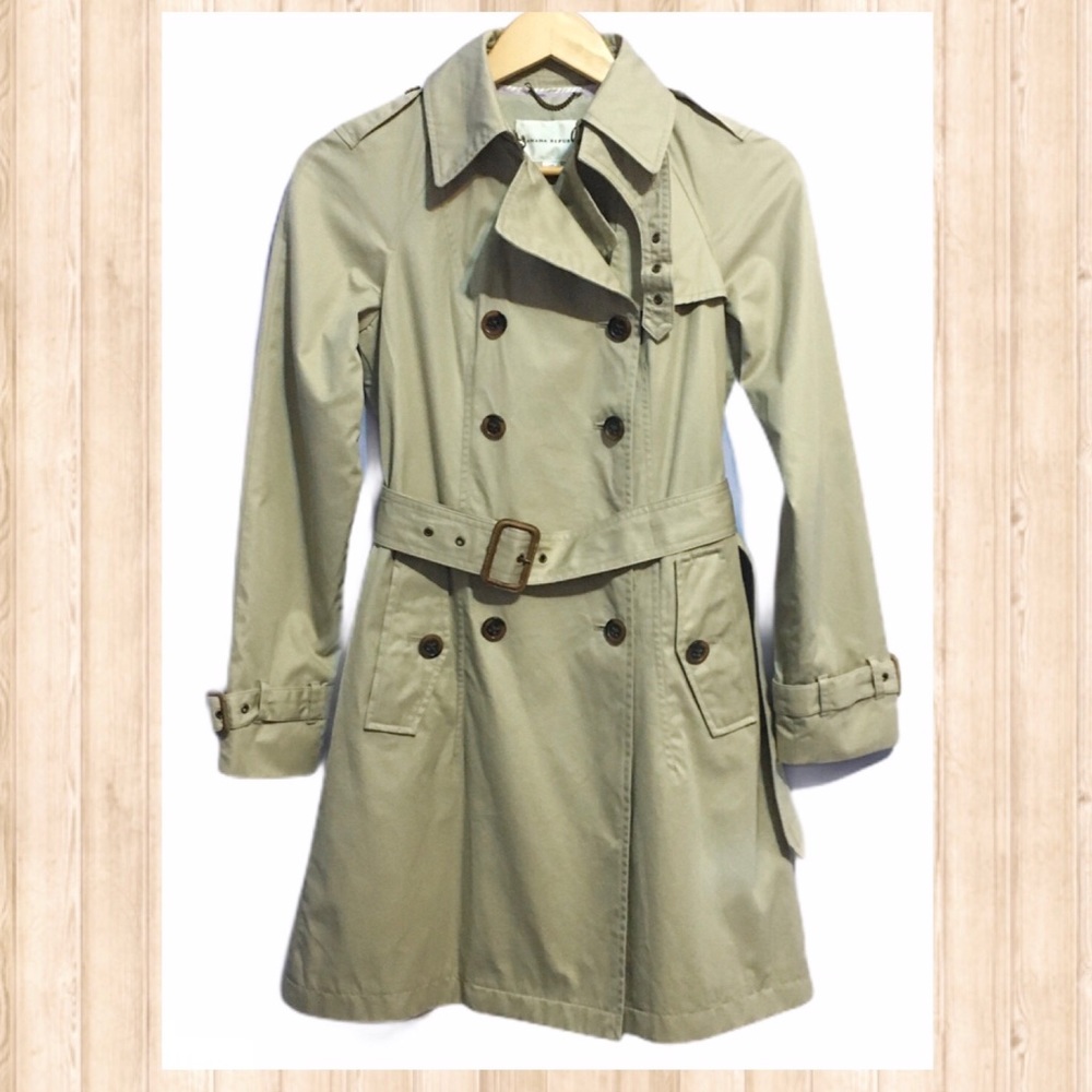 Banana Republic Tan Trench Coat